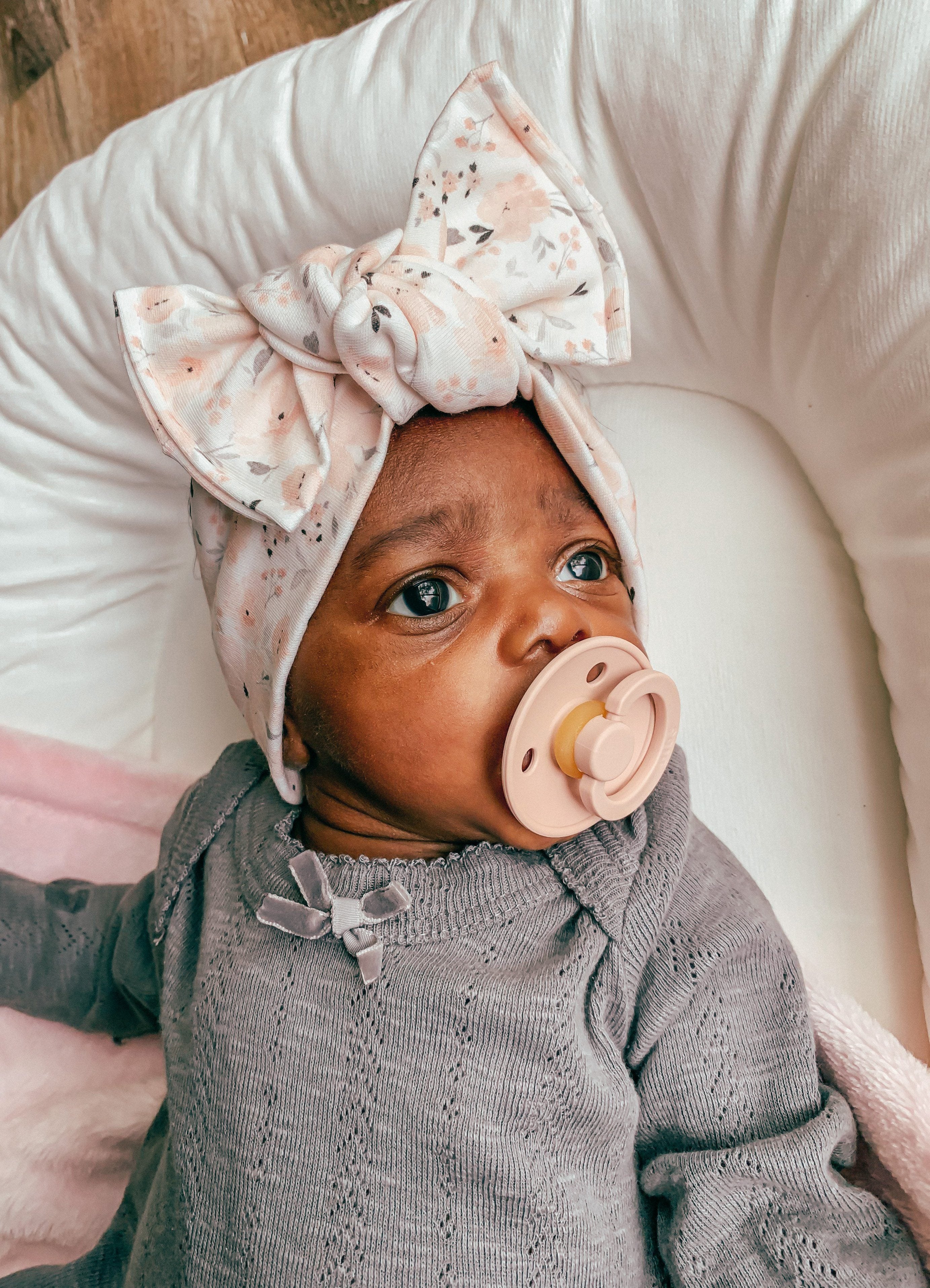 Gracie Grace // Tie-on Headwrap Tie-on Headwraps RTS Elisa's Little Blossoms - Headwraps