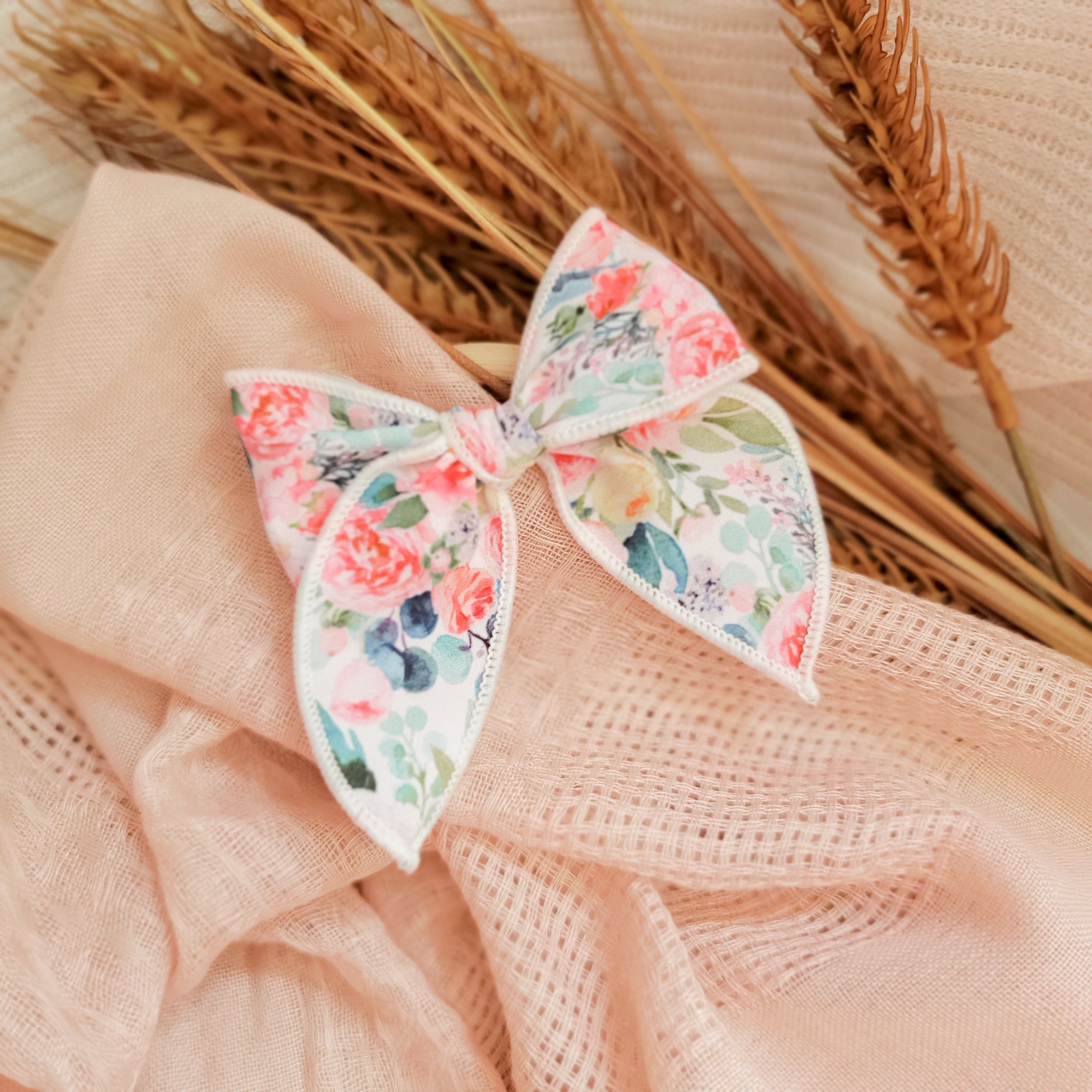 Elisa’s Little Blossoms - Whimsy Bow - Lush Bluch Petite